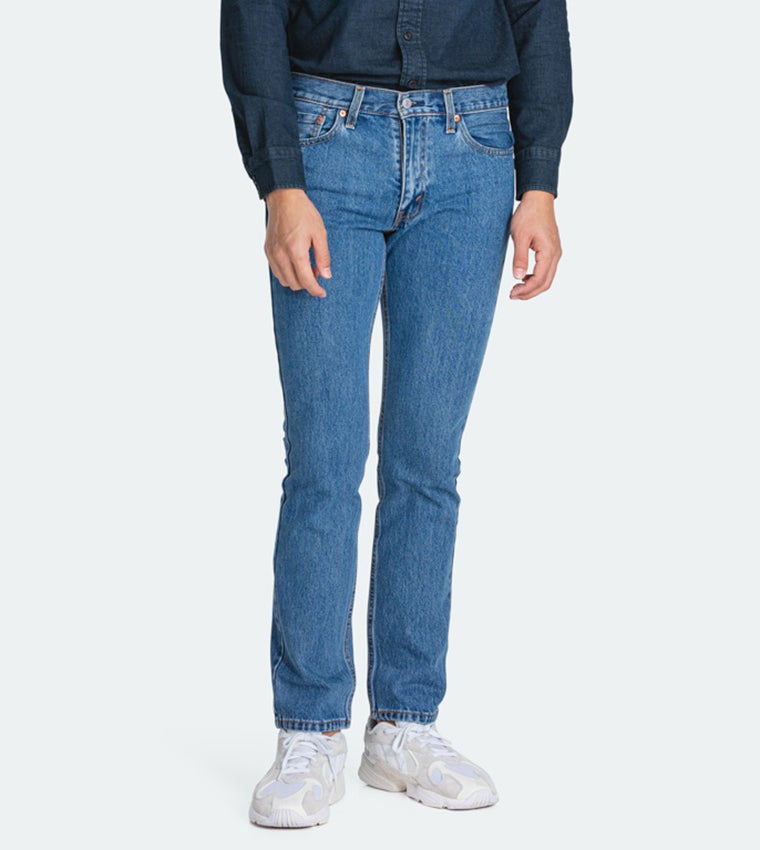 511 Blue Slim Fit Mid Rise Jeans