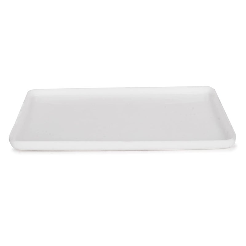 InnMart صينية مستلزمات الحمام InnMart®، 7x11 بوصة (بيضاء) - Image 2