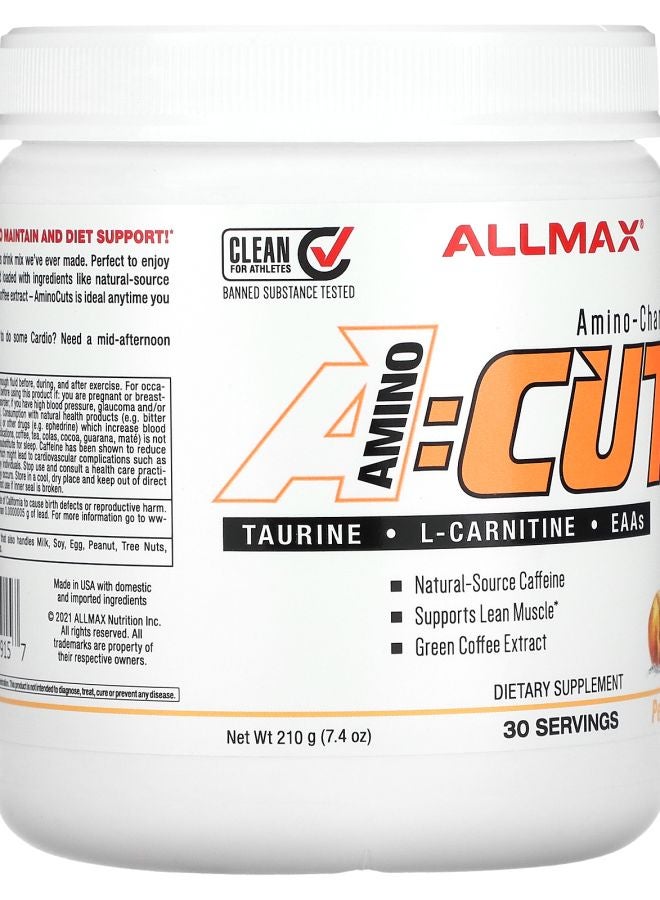 Allmax AMINOCUTS Peach Mango 7.4 oz (210 g) - Image 2