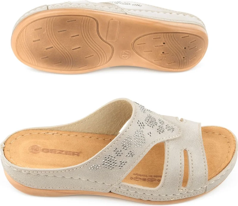 جيزر Summer Women's Faux Leather Collection Slippers