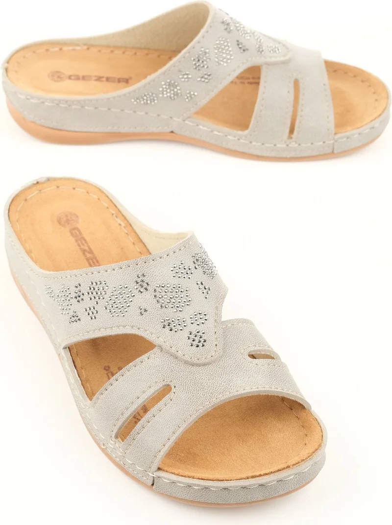 جيزر Summer Women's Faux Leather Collection Slippers