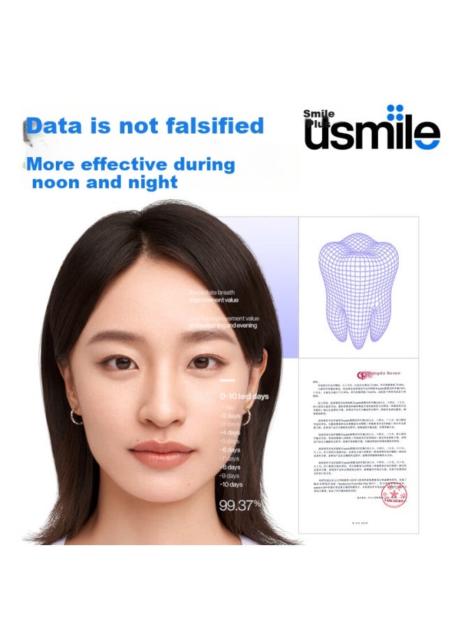 Usmile Smile Plus Water Flosser Dental Irrigator Portable Expandable Water Flosser C10s Pine Ink Valentine's Day Gift - Image 4