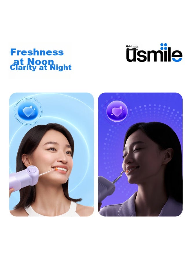 Usmile Smile Plus Water Flosser Dental Irrigator Portable Expandable Water Flosser C10s Pine Ink Valentine's Day Gift - Image 1