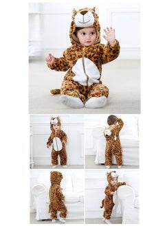 Y&D 1-Piece Children's Leopard Onesie Party Costume  - Image 2