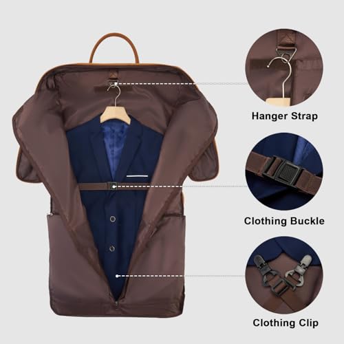 NEHOR Garment Bag for Travel Large Carry on Garment Bags Men Women Garment Suitcase Bags - Image 3