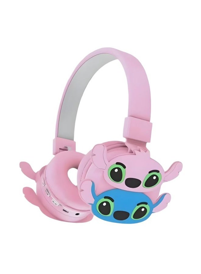 ستيتش سماعة رأس - AH-806S - أفضل هدية للأطفال (وردى) - Image 1