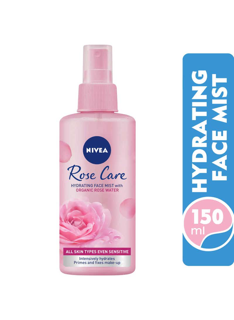 Nivea Hydrating Face Mist, Organic Rose, 150Ml