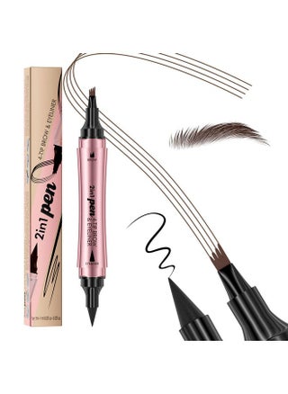 Magic Microblading Eyebrow Pencil, Upgraded 3D 4-Tip eye brow pencils for women, 2-In-1 Eyebrow Pencil Dark Brown, Waterproof Eyebrow Pen To Create Natural Makeup(Dark brown) - pzsku/ZBBD2A6D5C89D46278568Z/45/1744003059/2aa5428c-867b-4789-83ab-4d177c7c86c3