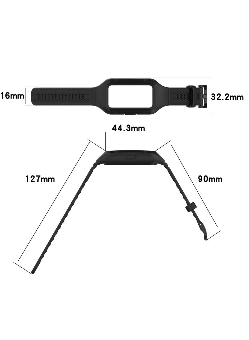 استبدال حزام Huawei Band 10/9/8/7/6/6 Pro، حزام TPU ناعم لـ Honor Band 10/9/8/7/6، للرجال والنساء، أخضر - Image 4