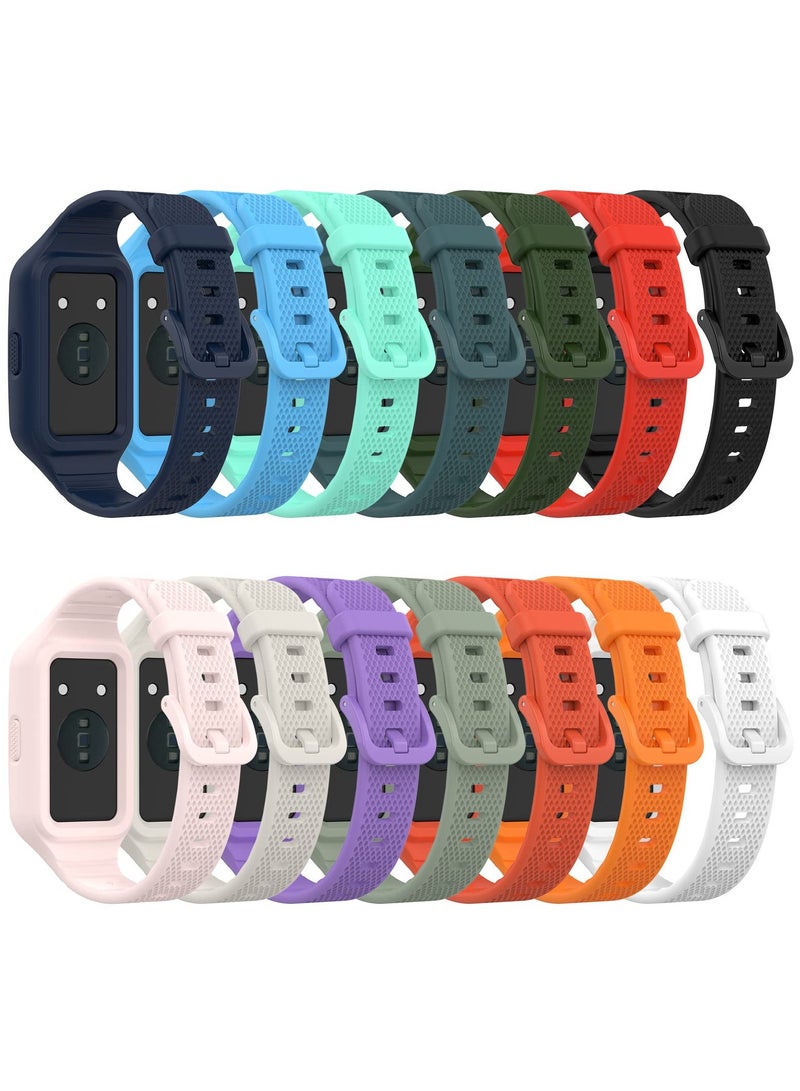استبدال حزام Huawei Band 10/9/8/7/6/6 Pro، حزام TPU ناعم لـ Honor Band 10/9/8/7/6، للرجال والنساء، أخضر - Image 5