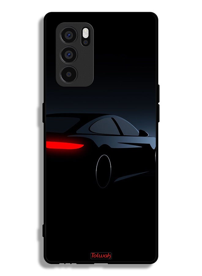 Tolwak غطاء حماية لهاتف أوبو رينو6 برو 5G - سيارة داكنة - Image 2