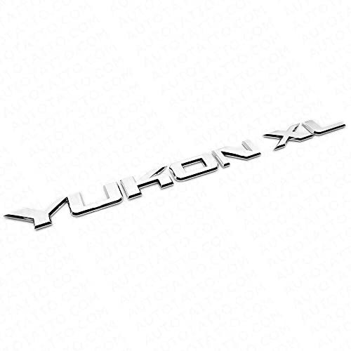 Aimoll 1Pc Yukon XL Liftgate/Door Letter Nameplate Emblem SUV HD Badge Sport Replacement for Yukon (Chrome) - Image 5