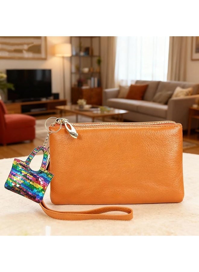 20-Pack Colorful Sequin Keychains, Shiny Bag Charms with Metal Clips for Purse, Backpack, Keys Decoration, DIY Crafts, Colorful Reversible Sequins Bags Fillers - Image 4