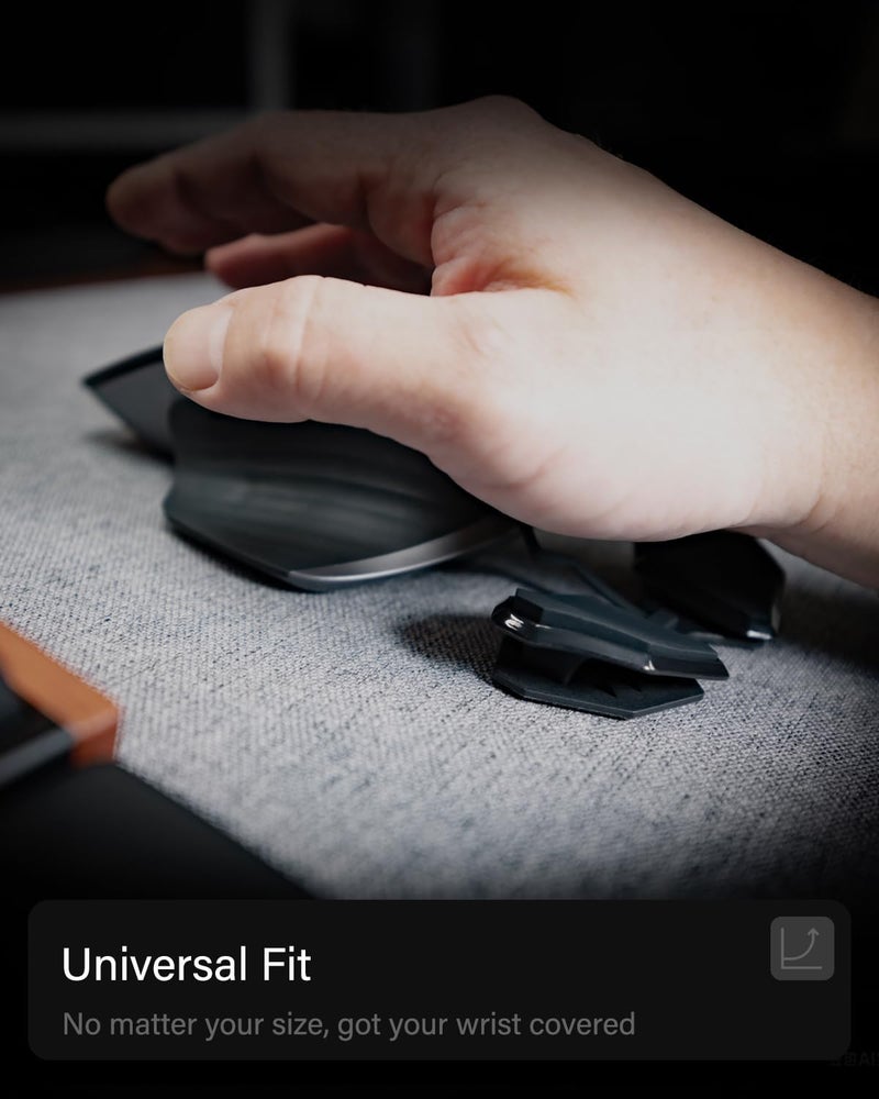 YaGee Mouse Wrist Rest 3.0, Ergonomic Right-Handed Gaming Support, Attaches to Mice for Smooth Gliding, Anti-Fatigue & Carpal Tunnel Relief for Esports, Coding and Computer Users - Image 3