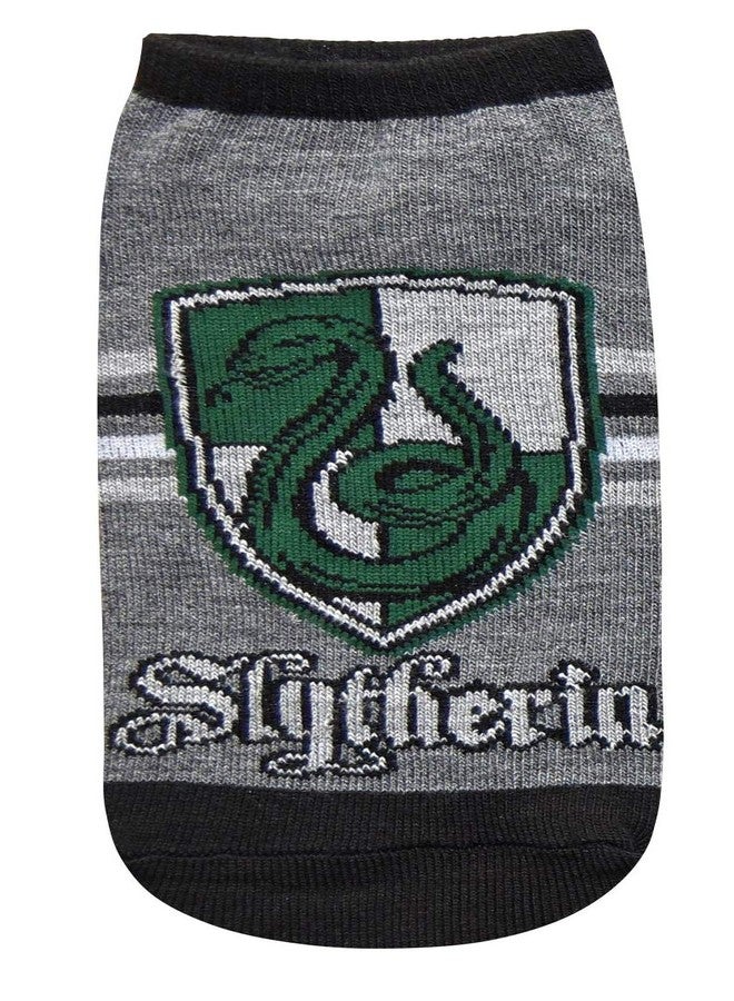 هاري بوتر جوارب قصيرة للكاحل من هاري بوتر، فريق سليذرين للكويتش، مقاسات من 4 إلى 10، عبوة من 5 جوارب - Image 2