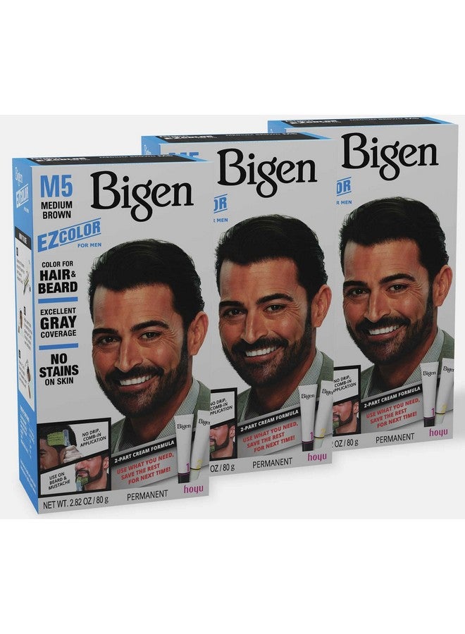 Bigen Gen Ez Color For Men Medium Brown 3 Pack