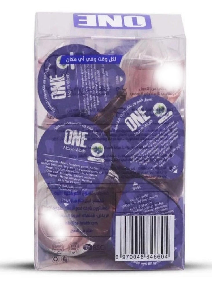 وان غسول الفم بالكبسولات المتطورة بنكهة التوت من وان 20 كبسولة 15 مل - Image 2