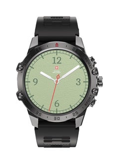 SWISS MILITARY Swiss Military DOM5 Smartwatch 1.43" AMOLED, Bluetooth Calling, Multi Language, Health & Sports Tracking, Wireless Charging, 7 Days Battery, IP68, iOS/Android Compatible, Black Frame with Black Strap  - Image 1