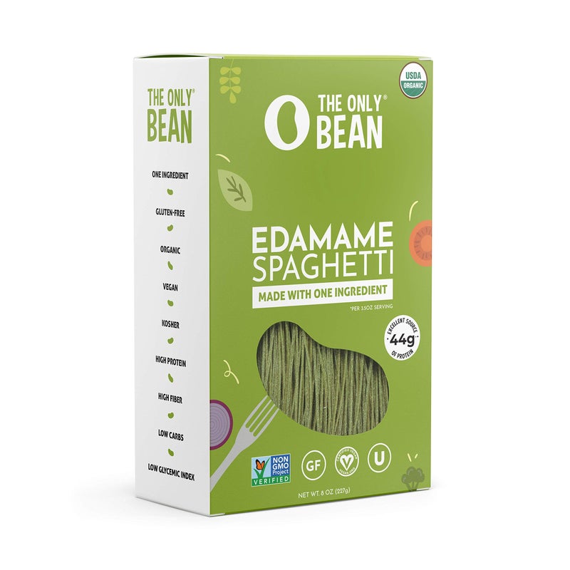 The Only Bean  Organic Edamame Spaghetti Pasta  High Protein Keto Friendly GlutenFree Vegan NonGMO Kosher Low Carb PlantBased Bean Noodles  8 oz 1 Pack - Image 3