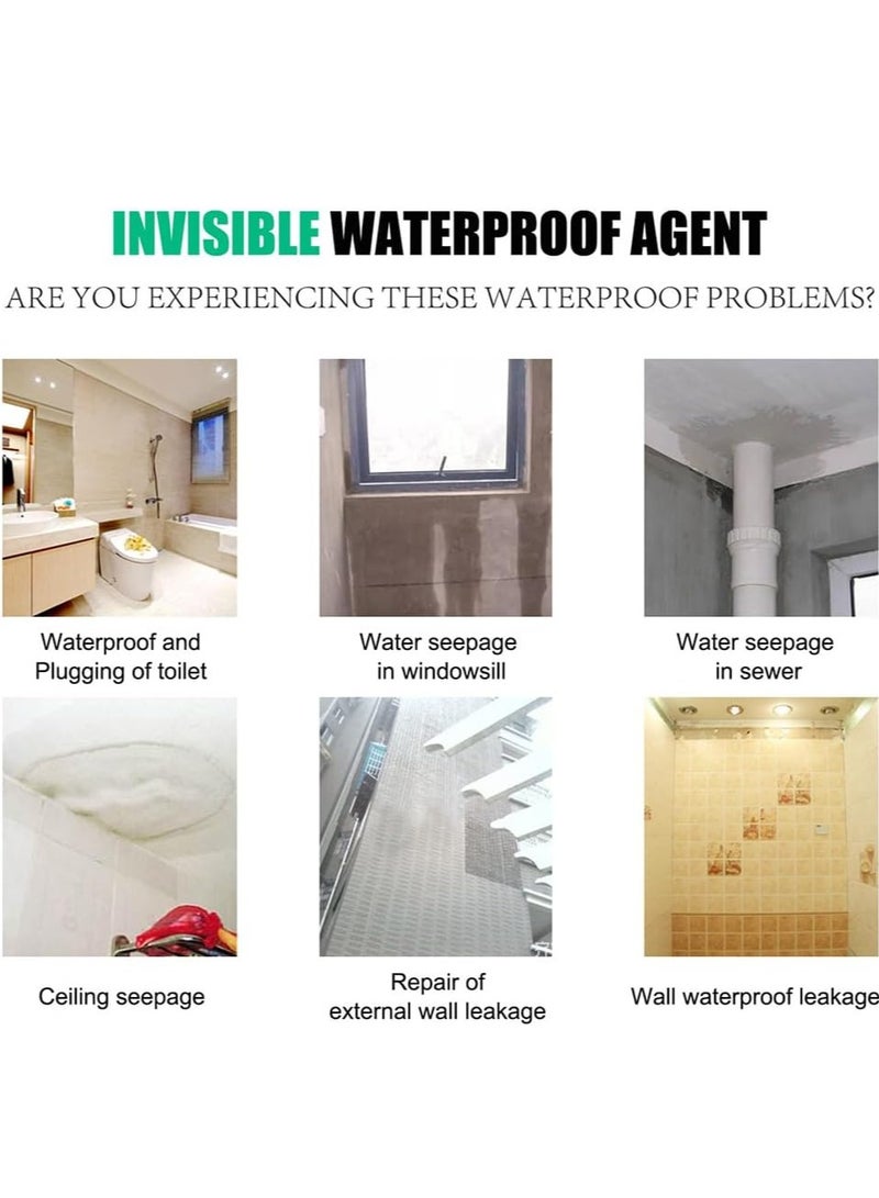Jaysuing 300g Invisible Waterproof Agent Waterproof Insulation Sealant Super Strong Bonding Sealant Invisible Waterproof Anti Leakage Agent Transparent Waterproof Coating Agent  - Image 5