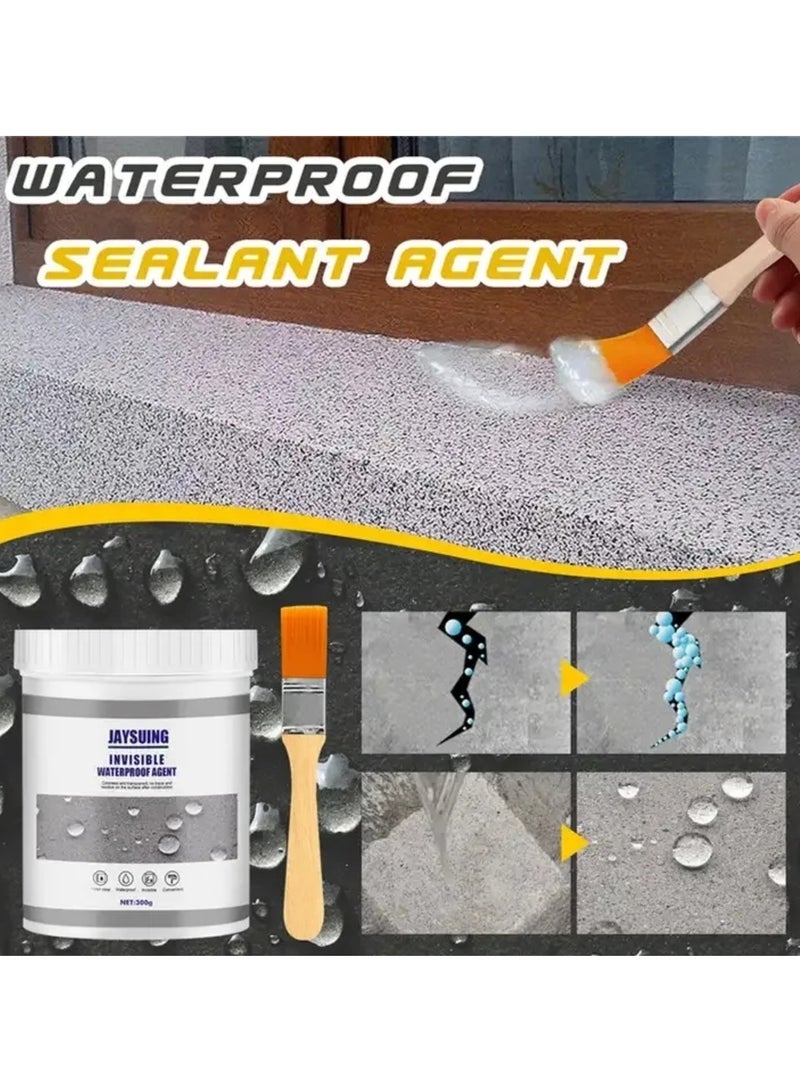Jaysuing 300g Invisible Waterproof Agent Waterproof Insulation Sealant Super Strong Bonding Sealant Invisible Waterproof Anti Leakage Agent Transparent Waterproof Coating Agent  - Image 2