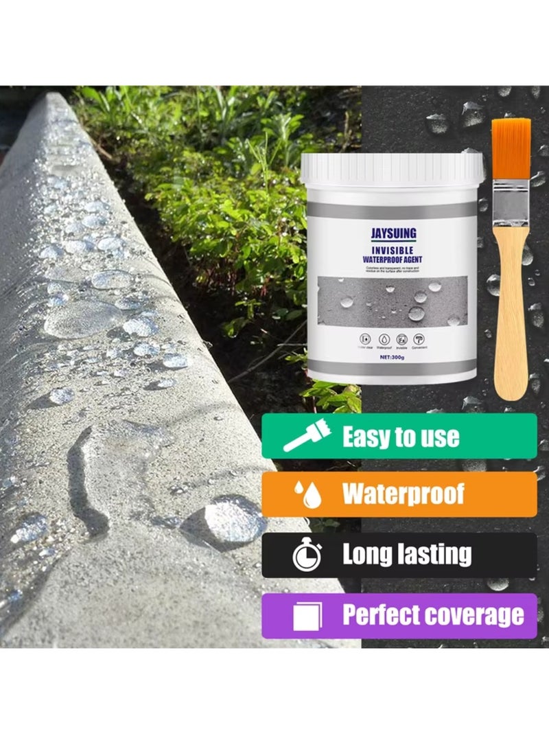 Jaysuing 300g Invisible Waterproof Agent Waterproof Insulation Sealant Super Strong Bonding Sealant Invisible Waterproof Anti Leakage Agent Transparent Waterproof Coating Agent  - Image 4