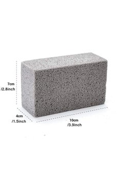 Excefore Griddle Grill Cleaning Brick Block - Pumice Cleaner Stone Tool - Cleaning Flat Top Grills or Griddles, Grills Grate - Removes Stubborn Grime for Restaurant, Outdoor, Home and Kitchen (4Pack)  - Image 2