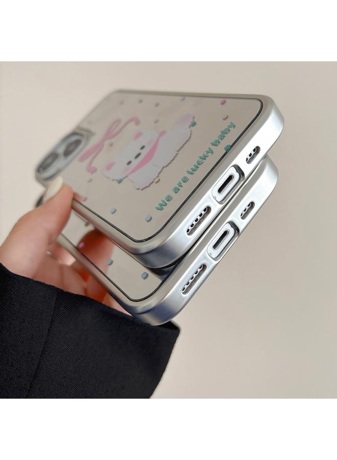 زبون جراب لهاتف iPhone 12 Pro بنمط جرو عاكس مصنوع من مادة TPU + جراب هاتف PC - Image 4