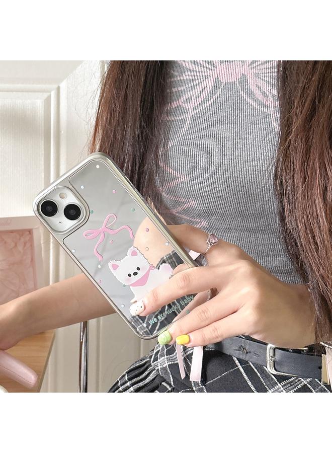 زبون جراب لهاتف iPhone 12 Pro بنمط جرو عاكس مصنوع من مادة TPU + جراب هاتف PC - Image 5