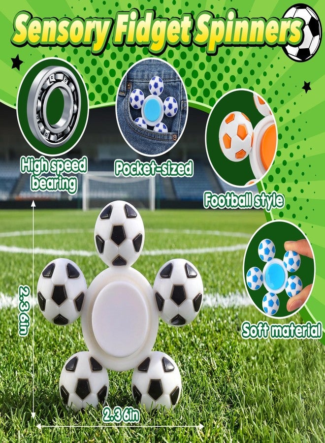 جيجيلي مجموعة من 24 لعبة فيدجيت سبينر لتوزيعها كهدايا في حفلات كرة القدم، ألعاب حسية لتخفيف التوتر بكميات كبيرة كجوائز للفصول الدراسية، ألعاب فيدجيت سبينر لتخفيف التوتر للأطفال المصابين بالتوحد واضطراب فرط الحركة ونقص الانتباه، حشوات لسلال عيد الفصح وأكياس الهدايا - Image 3