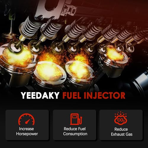 Yeedaky 8pcs Fuel Injector Fit for GMC B7 C2500 C3500 K3500 K2500 Express 3500 C6500 Kodiak C7500 Kodiak 1996-2000 For P30 K2500 C2500 Suburban 1996-1999 17109596 - Image 4