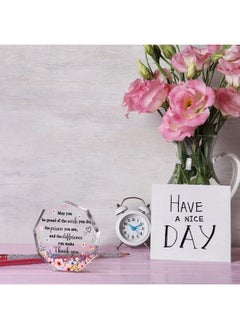 Yinder Yinder Thank You Gift for Women Acrylic Inspirational Gifts Coworker Office Gift for Colleague Leaving Job Gift Farewell Gift Appreciation Gift for Friends Nurse Teacher Keepsake(Flower)  - Image 4
