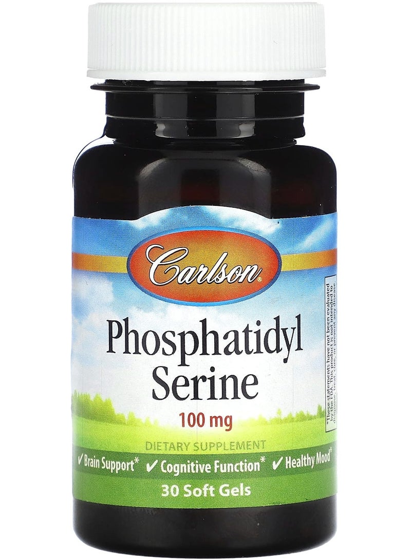 Phosphatidyl Serine , 100 mg, 30 Soft Gels