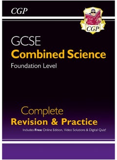 GCSE Combined Science Foundation Complete Revision & Practice w/ Online Ed, Videos & Quizzes  - Image 1
