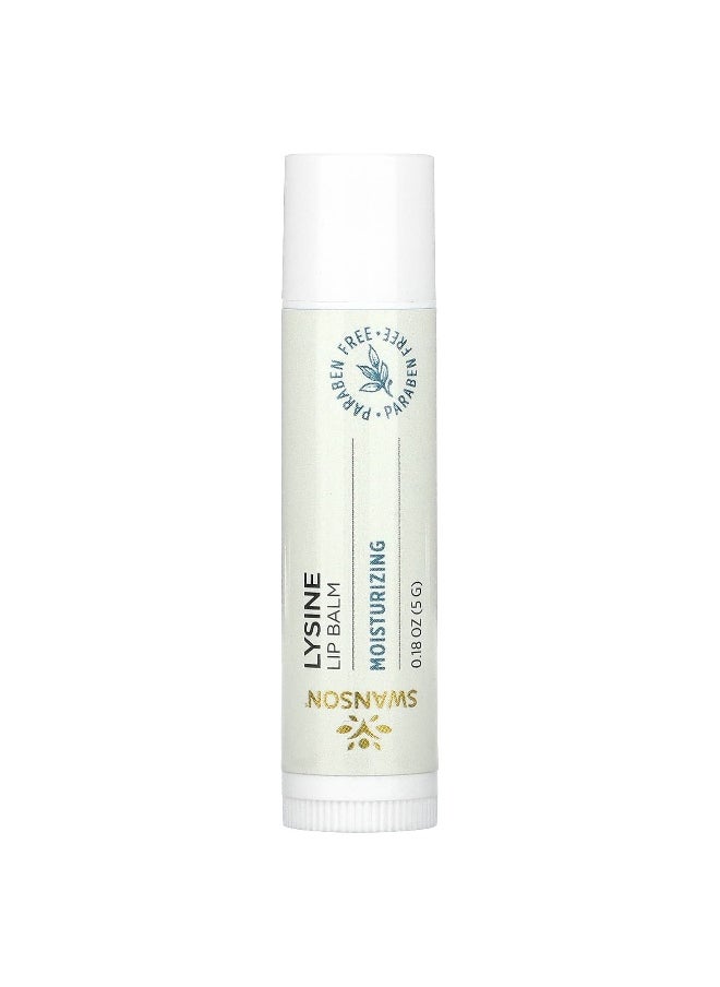 Swanson, Lysine Lip Balm, 0.18 oz (5 g)