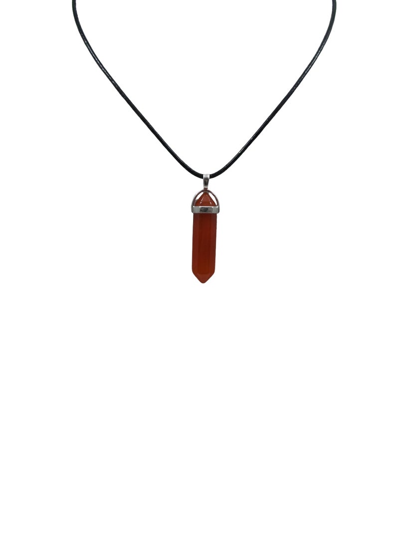British Fossils Natures Gift Pendant Carnelian - Image 1