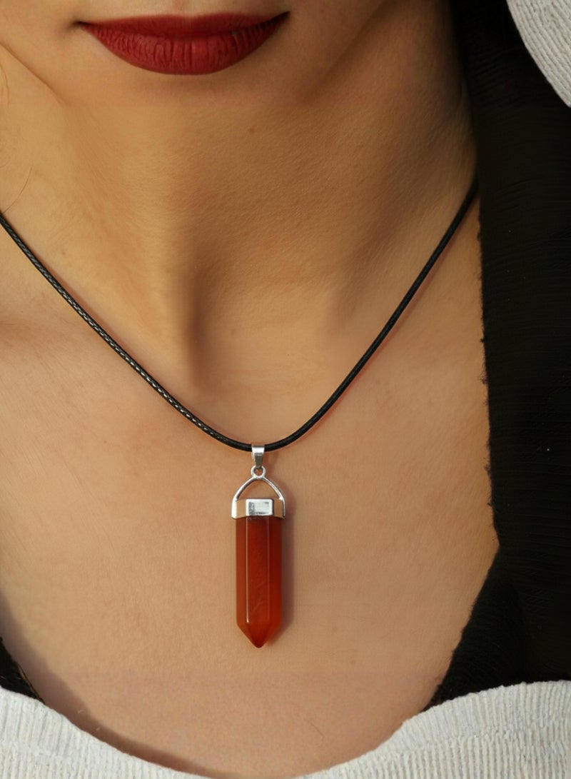 British Fossils Natures Gift Pendant Carnelian - Image 5