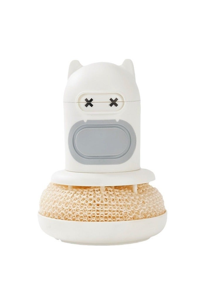Kitchen Pot BrushPress BrushCleaning & Stain Removal Brush - Image 1