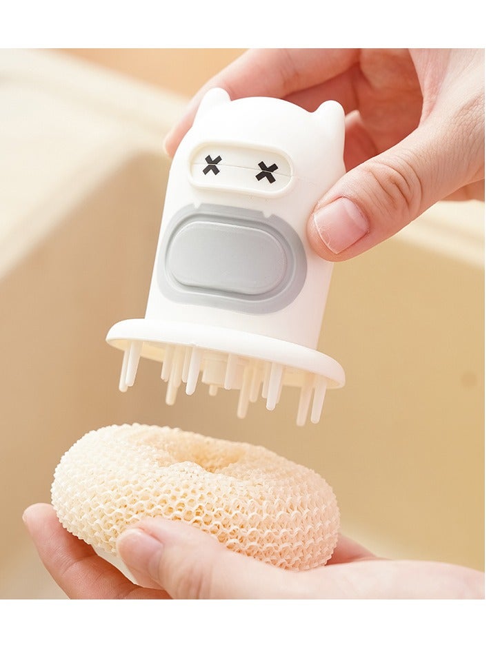 Kitchen Pot BrushPress BrushCleaning & Stain Removal Brush - Image 2