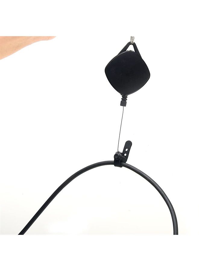 Calidaka VR Cable Management 3Packs Retractable Ceiling Pulley System Compatible with Oculu-s Rift S/Ps Vr/Viv E for Oculu-s Ques-t 2 VR Accessories with 360° Rotations Noise-Free - Image 2