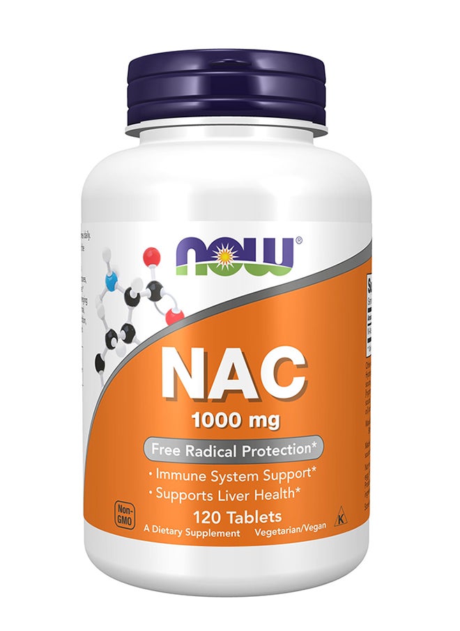 now Nacetyl Cysteine 1000 Mg 120 Tabs 