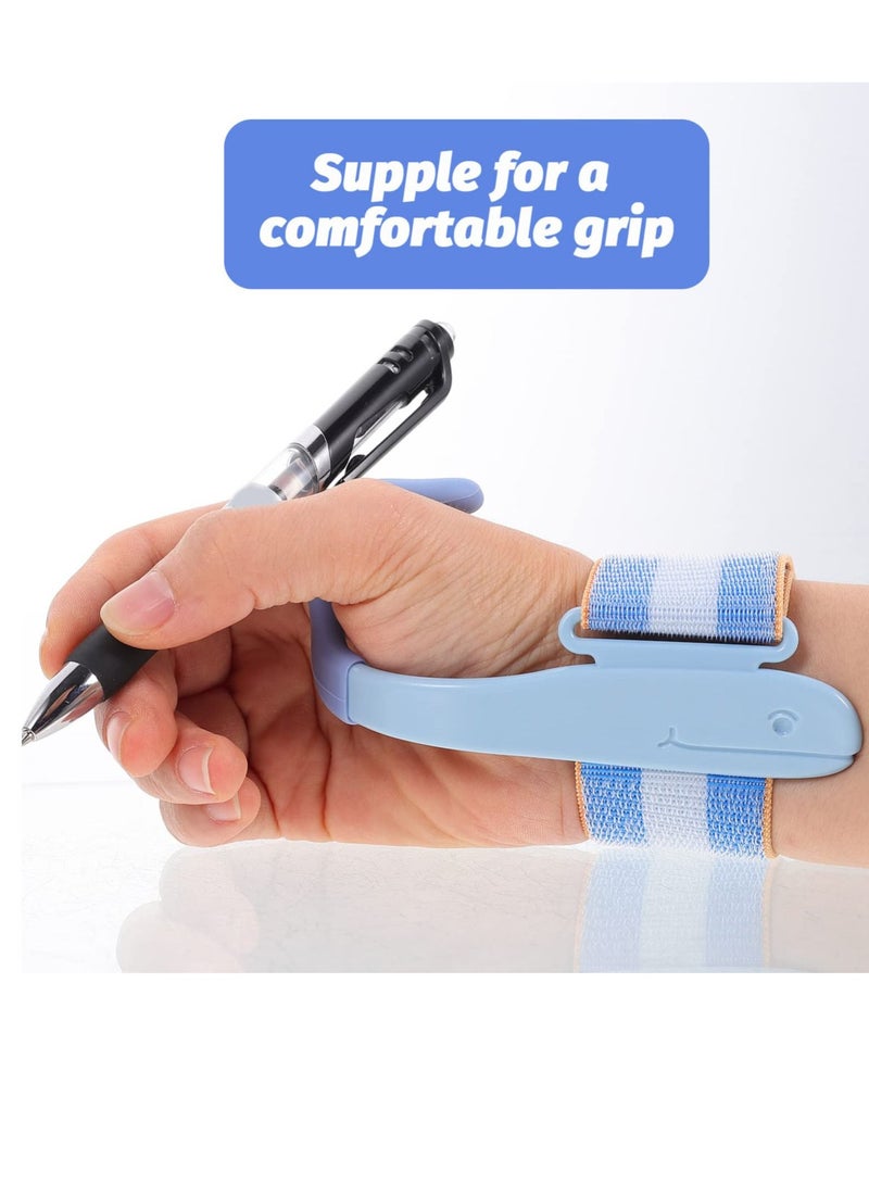 Excefore Soft Silicone Pencil Grips, Ergonomic Writing Aid for Kids Adults, Posture Correction Training, Set of Adorable Finger Grippers - Image 4