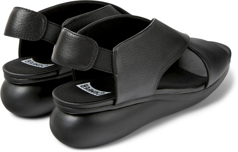 Camper Womens Balloon Wedge Sandal, Black, 9 US - Image 5