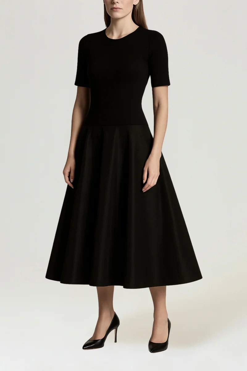 نوكتورن فستان ميدي واسع