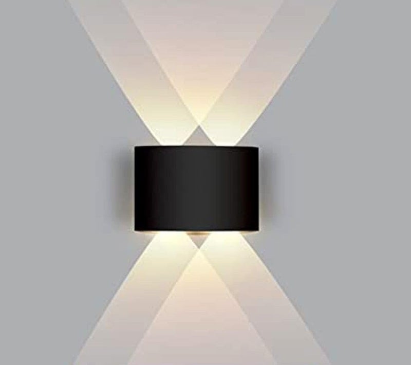 Lumina Waterproof LED Wall Lights for Indoor and Outdoor Decorative Wall Lamps Brighten Up Your Home with Stylish LED Wall Lighting 2+2 for Living Room, Bedroom, Staircase. Elevation. Pack of 4 - Image 1