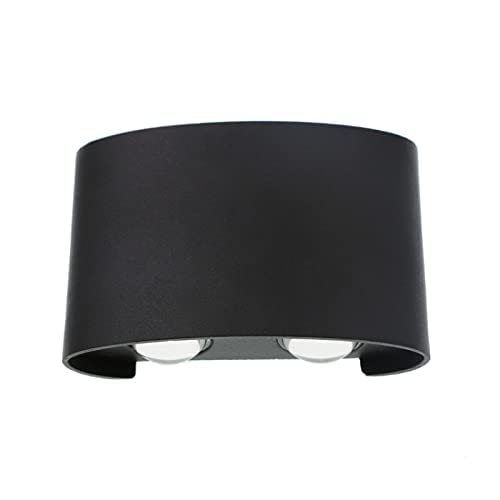 Lumina Waterproof LED Wall Lights for Indoor and Outdoor Decorative Wall Lamps Brighten Up Your Home with Stylish LED Wall Lighting 2+2 for Living Room, Bedroom, Staircase. Elevation. Pack of 4 - Image 3