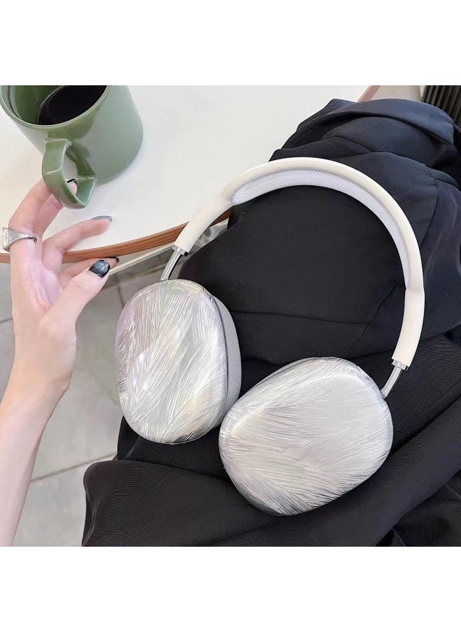 Generic - For Apple AirPods Max Protective Cover Apple Headset Apm Protective Shell Earmuffs-Color:Electroplated Feather Pattern Maxy Set - Image 1