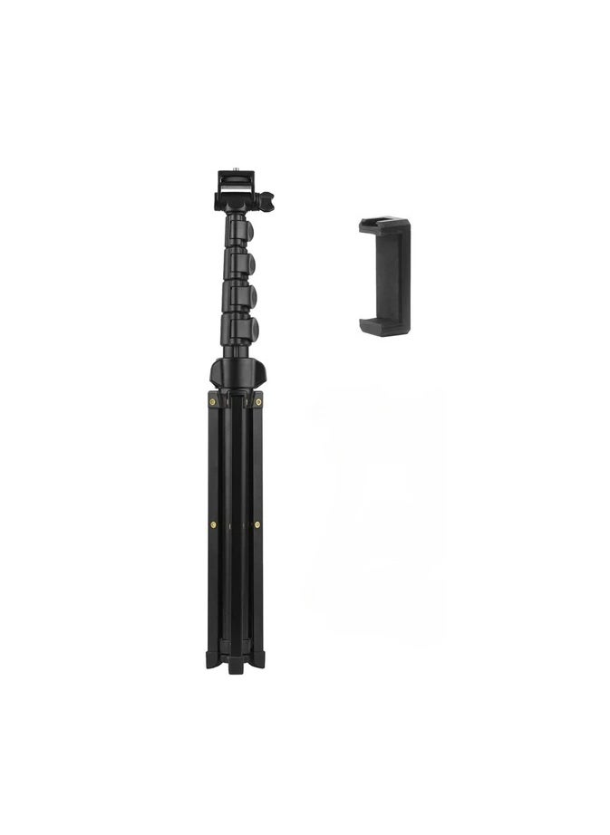 NeePho NeePho NP-588 Extendable Tripod & Selfie Stick -  2-in-1 Dual-Use it's a phone holder, camera mount, DV applicable ,Projector applicable , Video light , Spotlight illumination - height 175cm up to 190cm - Black  - Image 3