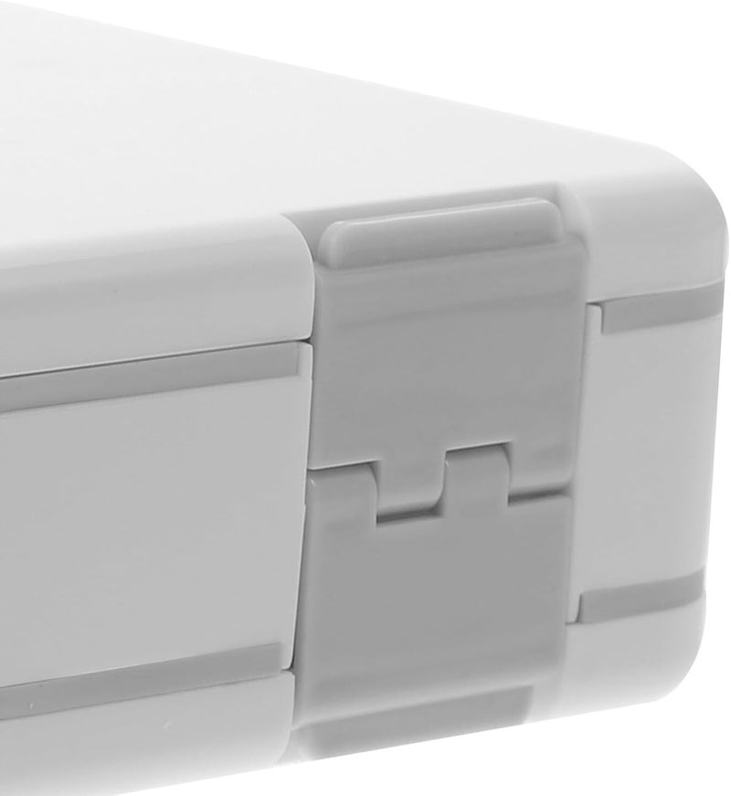 GALPADA Weekly Pill Organizer Box 7-Day Double Layer Large Capacity Sealed Daily Tablet Dispenser Portable Travel Medicine Case for Morning Noon Evening Use - Image 3