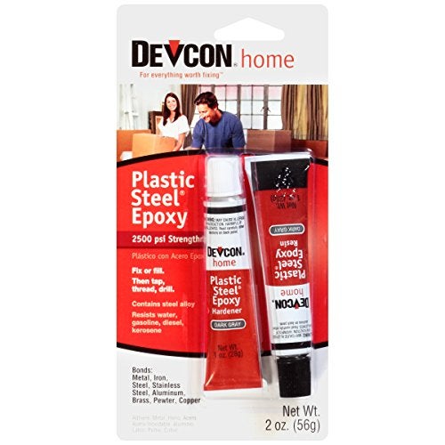 Devcon (52345-12PK) Plastic Steel Epoxy - 1 oz. 2-Part Tube, (Pack of 12) , Gray - Image 5